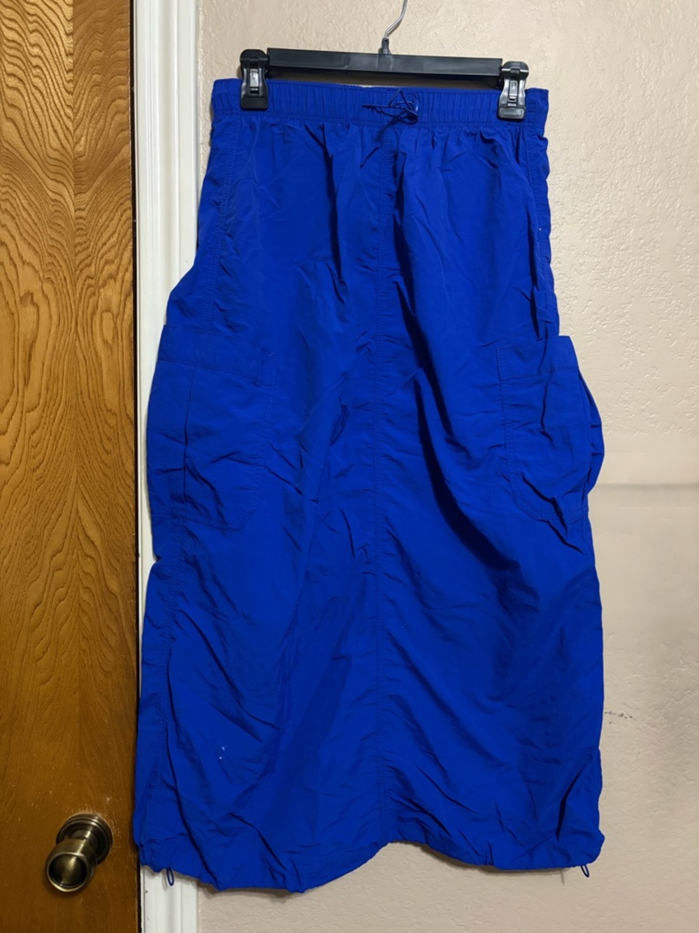Love Tree Royal Blue Elastic Waist Skirt